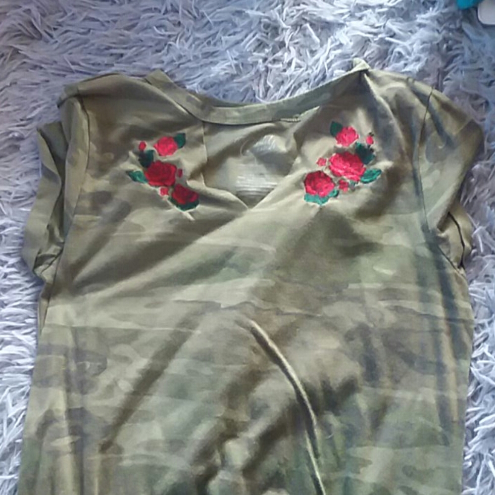 a Camo shirt